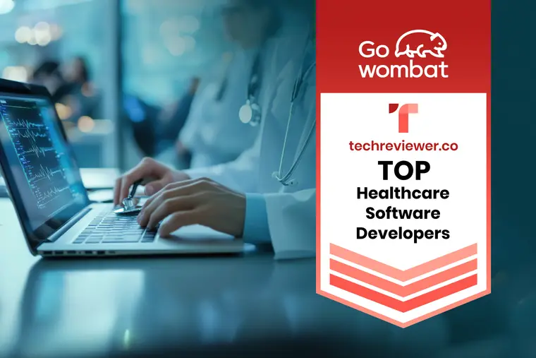 Go Wombat Named Top Healthcare Software Company by Techreviewer