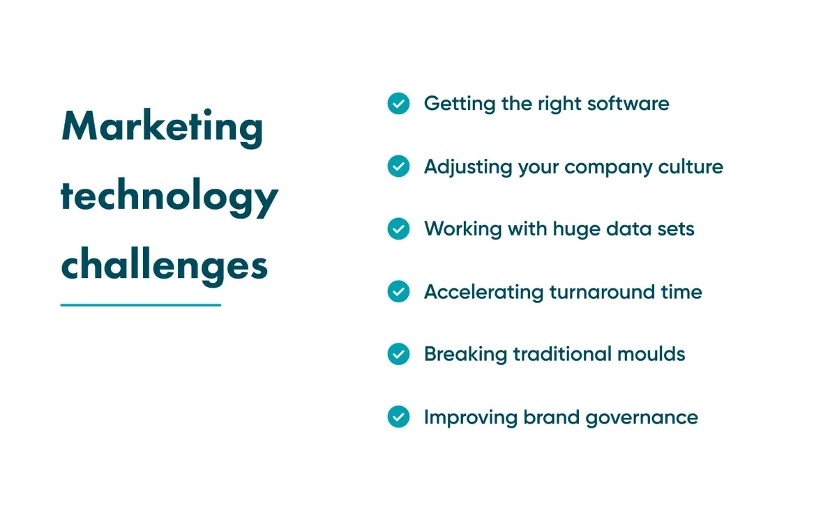 MarTech challenges 