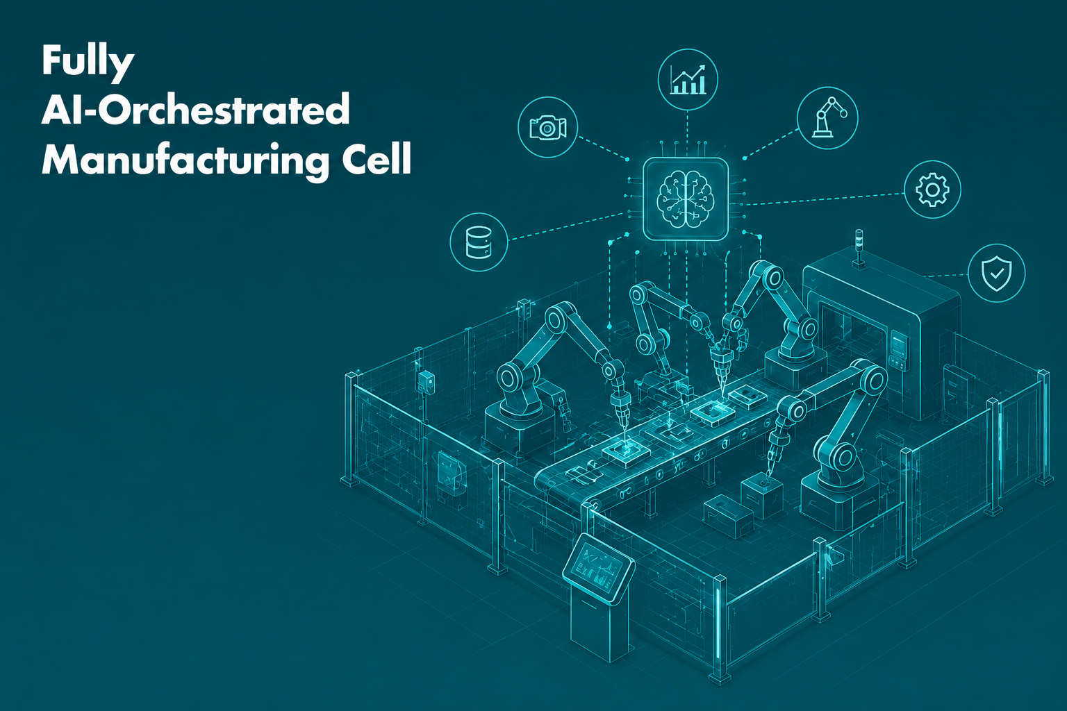 How Does AI Manufacturing Cell Work From Sensor to Shipment?