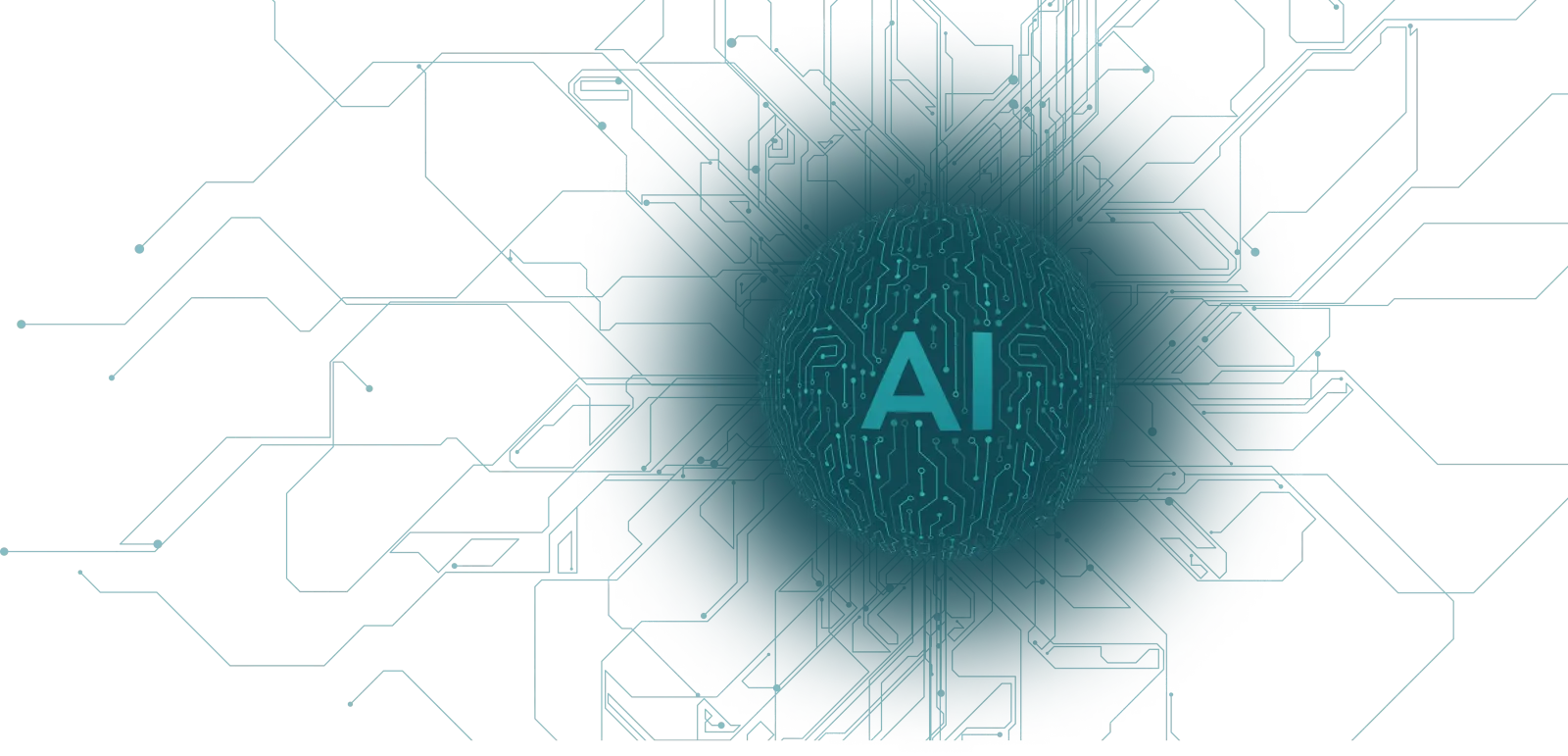 Artificial intelligence services hero illustration