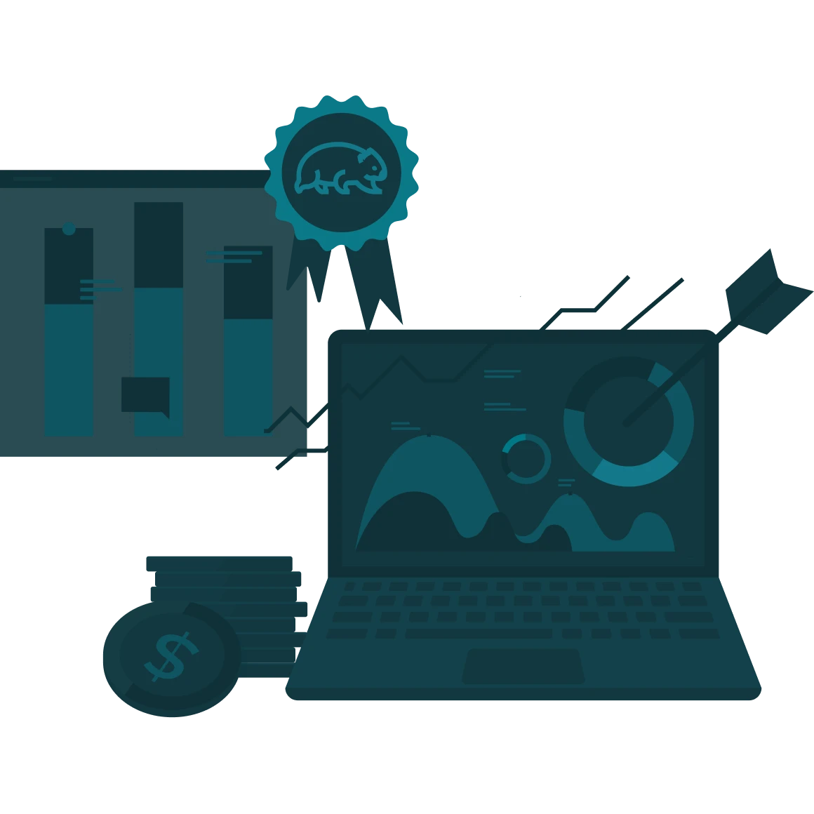IT project management illustration