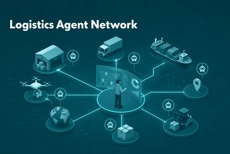 Logistics Agent Network for Freight Rerouting