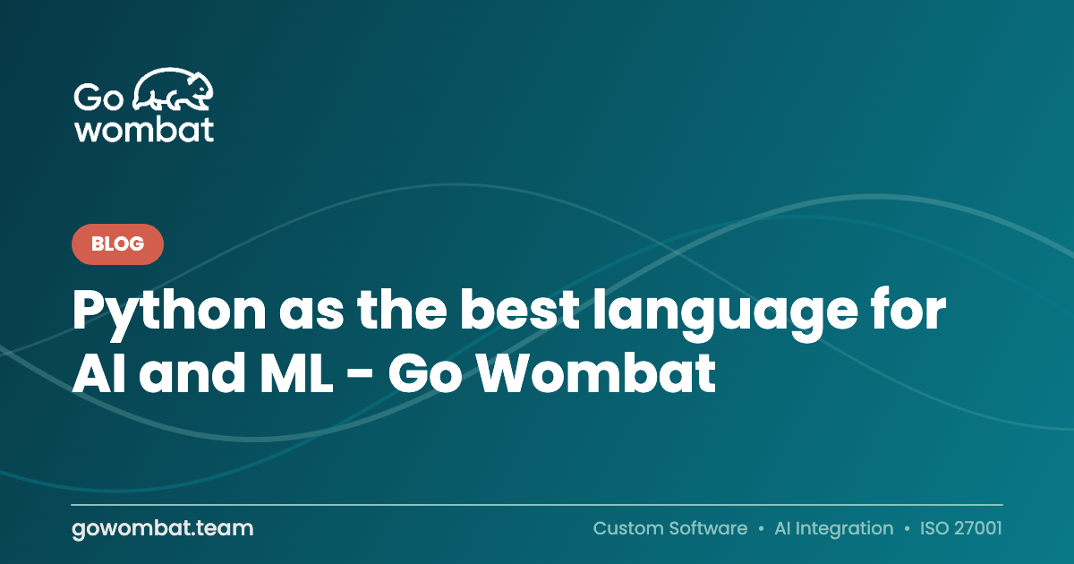 Python as the best language for AI and ML - Go Wombat